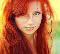 People & Humanity: young red haired girl portrait