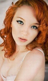 People & Humanity: young red haired girl portrait