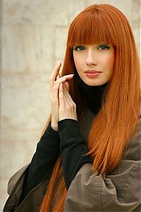 People & Humanity: young red haired girl portrait