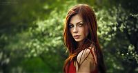 People & Humanity: young red haired girl portrait