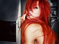 People & Humanity: young red haired girl portrait
