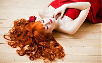 People & Humanity: young red haired girl portrait