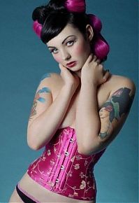 People & Humanity: pin-up girl model