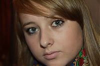 People & Humanity: young teen college girl portrait