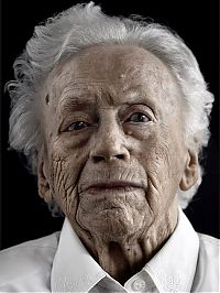 People & Humanity: human face showing 100 years of ageing