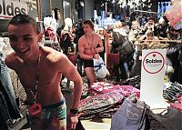 TopRq.com search results: Arrive Half-Naked, Leave Fully Dressed campaign by Desigual