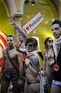 TopRq.com search results: Arrive Half-Naked, Leave Fully Dressed campaign by Desigual