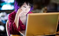 People & Humanity: girl with a notebook