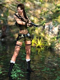 People & Humanity: lara croft girl