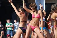 People & Humanity: Bikini beach girls at the Daytona 500 NASCAR Sprint Cup Series race party, Daytona Beach, Florida, United States