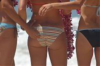 People & Humanity: Bikini beach girls at the Daytona 500 NASCAR Sprint Cup Series race party, Daytona Beach, Florida, United States