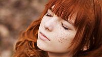 People & Humanity: young red haired girl portrait