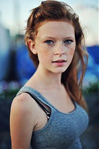 People & Humanity: young red haired girl portrait