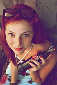 People & Humanity: young red haired girl portrait