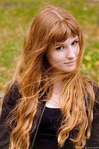 People & Humanity: young red haired girl portrait