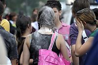 People & Humanity: young college girls go crazy