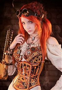 People & Humanity: steampunk girl