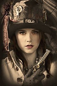 People & Humanity: steampunk girl