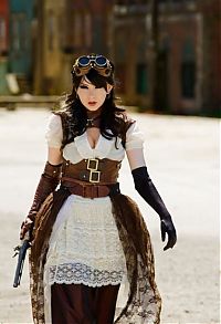 People & Humanity: steampunk girl