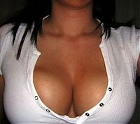 People & Humanity: breasts cleavage girl