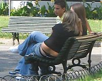 People & Humanity: young teen girl with a sexy whale tail