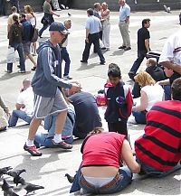 People & Humanity: young teen girl with a sexy whale tail