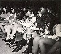 People & Humanity: retro history glamour miniskirt girls