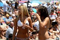 People & Humanity: young summer and bikini beach girls