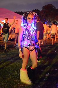 People & Humanity: rave music fan girl