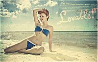 People & Humanity: pin-up girl model