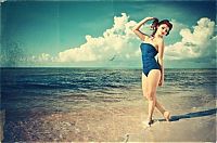 People & Humanity: pin-up girl model