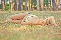 People & Humanity: glamour girl with an alluring beauty