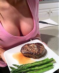 People & Humanity: breasts cleavage girl