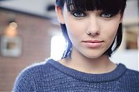 People & Humanity: young teen college girl portrait