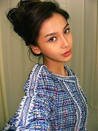People & Humanity: glamour girl with an alluring beauty