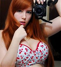 People & Humanity: young red haired girl portrait