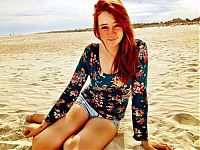 People & Humanity: young red haired girl portrait