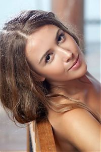 People & Humanity: glamour girl with an alluring beauty