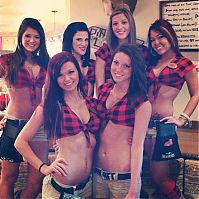 People & Humanity: Twin Peaks restaurant girls, Addison, Dallas County, Texas, United States