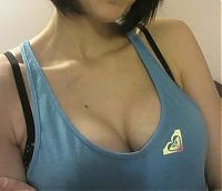 People & Humanity: breasts cleavage girl