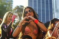 People & Humanity: Ultra Music Festival 2013 girls, Miami, Florida, United States