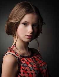 People & Humanity: glamour girl with an alluring beauty