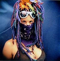 People & Humanity: Burning man girls, Black Rock Desert, Nevada, United States