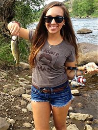 People & Humanity: young fishing girl