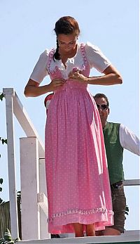 People & Humanity: girl wearing a traditional folk costume