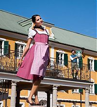 People & Humanity: girl wearing a traditional folk costume