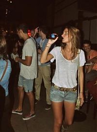 People & Humanity: girl with beer