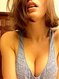 People & Humanity: breasts cleavage girl