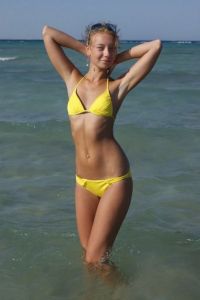 People & Humanity: glamour girl with an alluring beauty