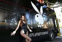 People & Humanity: Playboy bunnies parade, 60th Anniversary, Los Angeles, California, United States